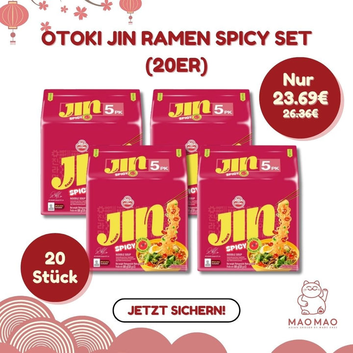 OTOKI Jin Ramen Spicy Set (20er) - MAOMAO