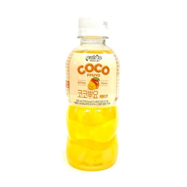 PALDO CoCo Ppuyo Apfel - Mangosaft mit Nata de Coco 280ml (EINWEG) - MAOMAO