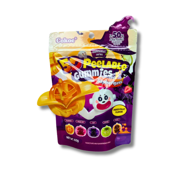 COKOC 5D Peeling Gummis Mischfrucht Halloween Edition 60 g