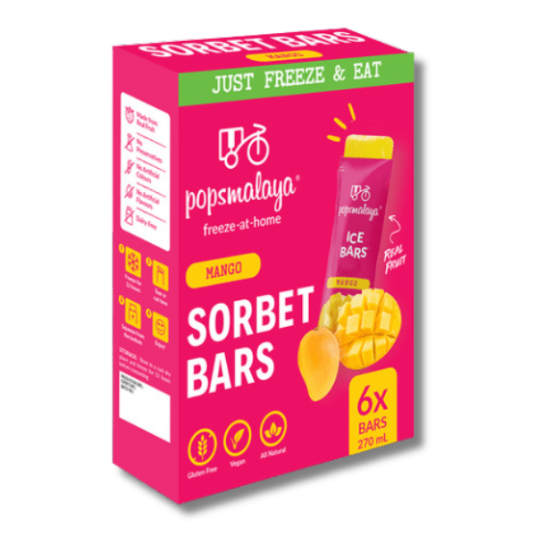 POPSMALAYA Sorbet Eisriegel Mango 270 ml - MAOMAO