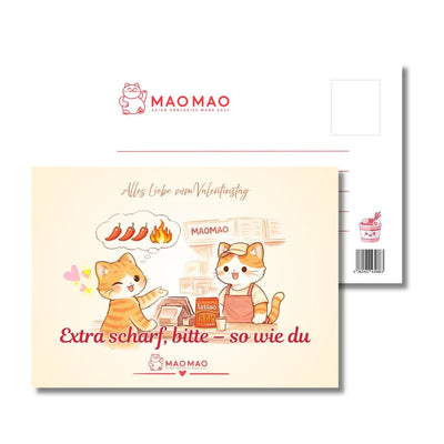 Postcard "Extra spicy, please - just like you" (DIN A6)
