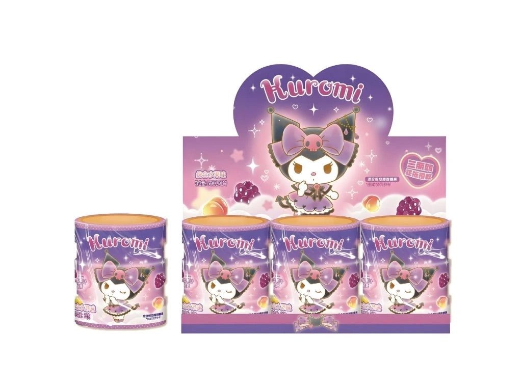 QI KUROMI Weintraube - Gummibonbons im Sparschwein 27g - MAOMAO