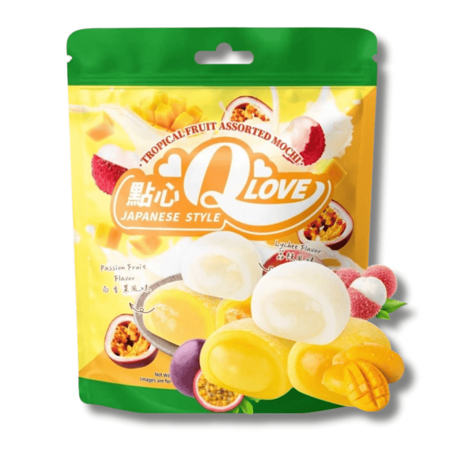 QLOVE Tropical Fruit Gemischte Mochi 120g - MAOMAO