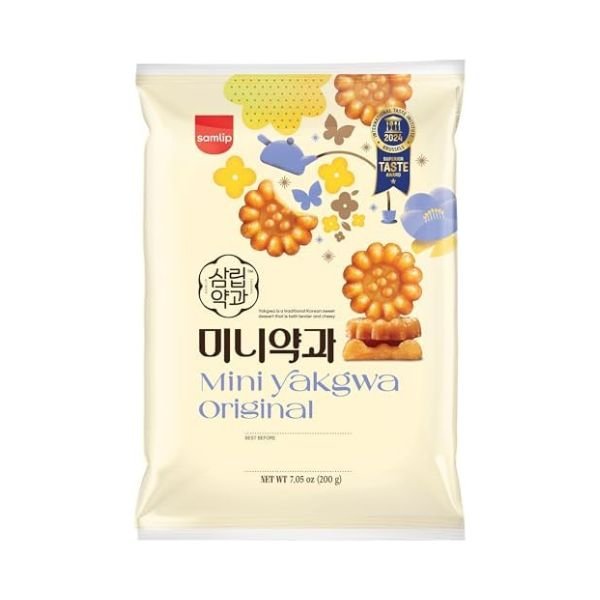 SAMLIP Mini Yakgwa Original (Traditionelles koreanisches Gebäck) 200g (26 Stück) - MAOMAO