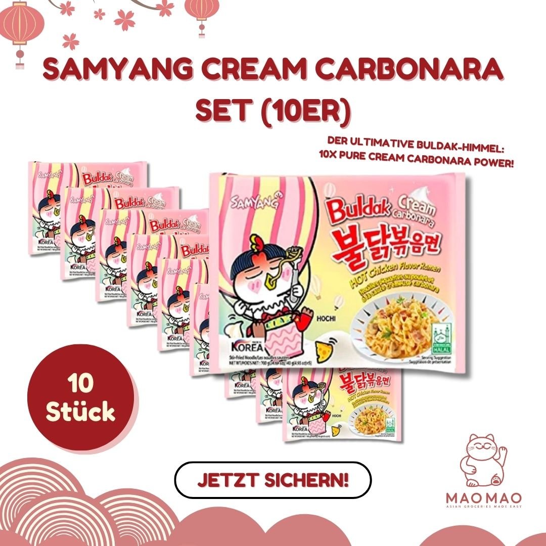 Samyang Cream Carbonara Set (10er) - MAOMAO