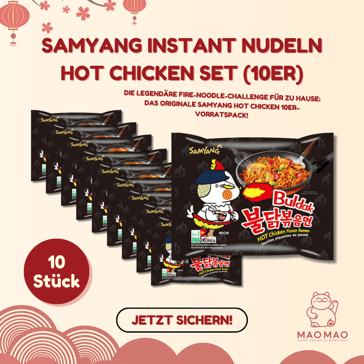 SAMYANG Instant Nudeln Hot Chicken Set (10er) - MAOMAO
