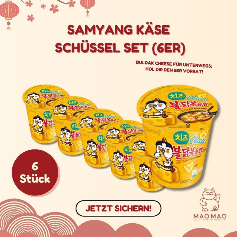 Samyang Cheese Bowl Set (6 Pack)