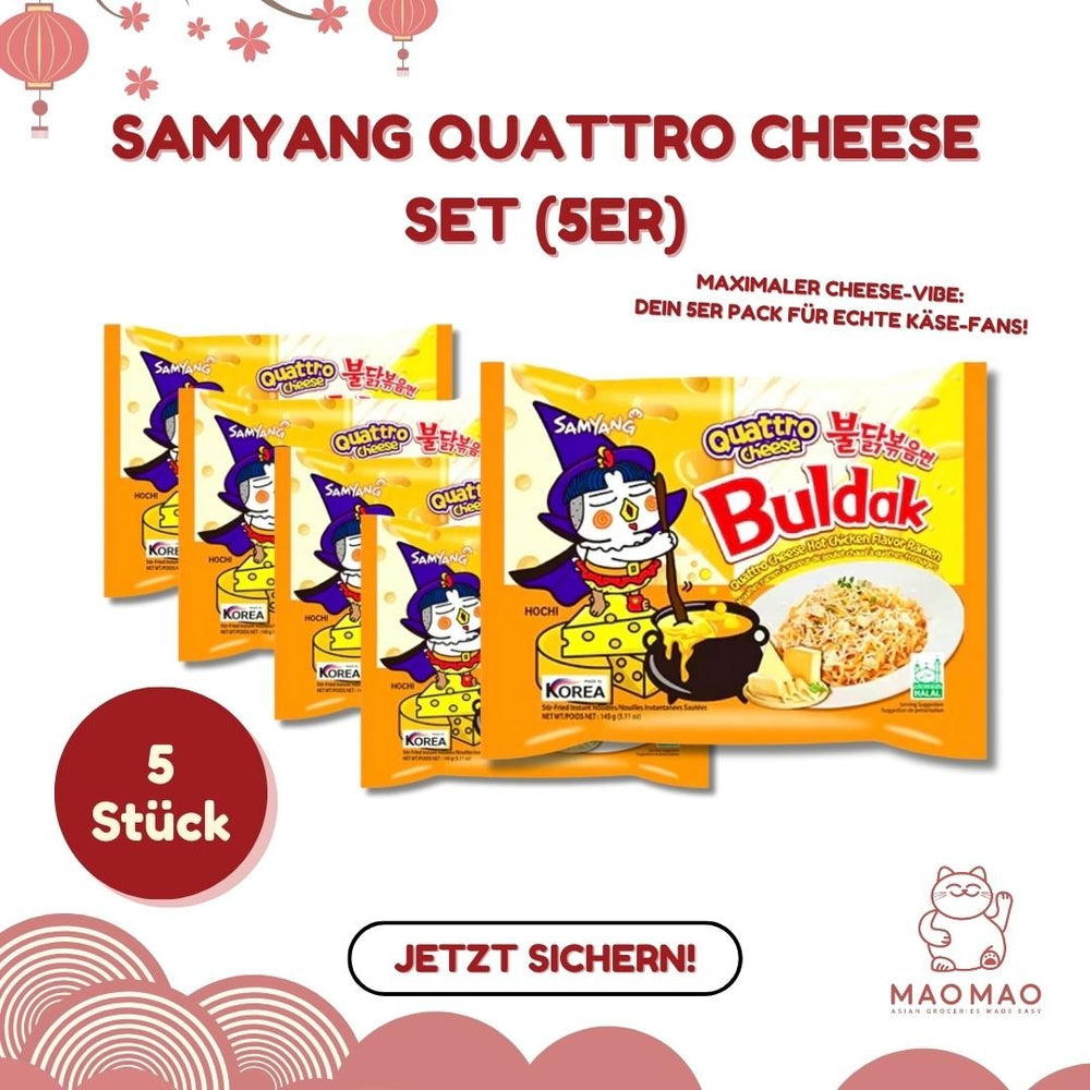 Samyang Quattro Cheese Set (5er) - MAOMAO