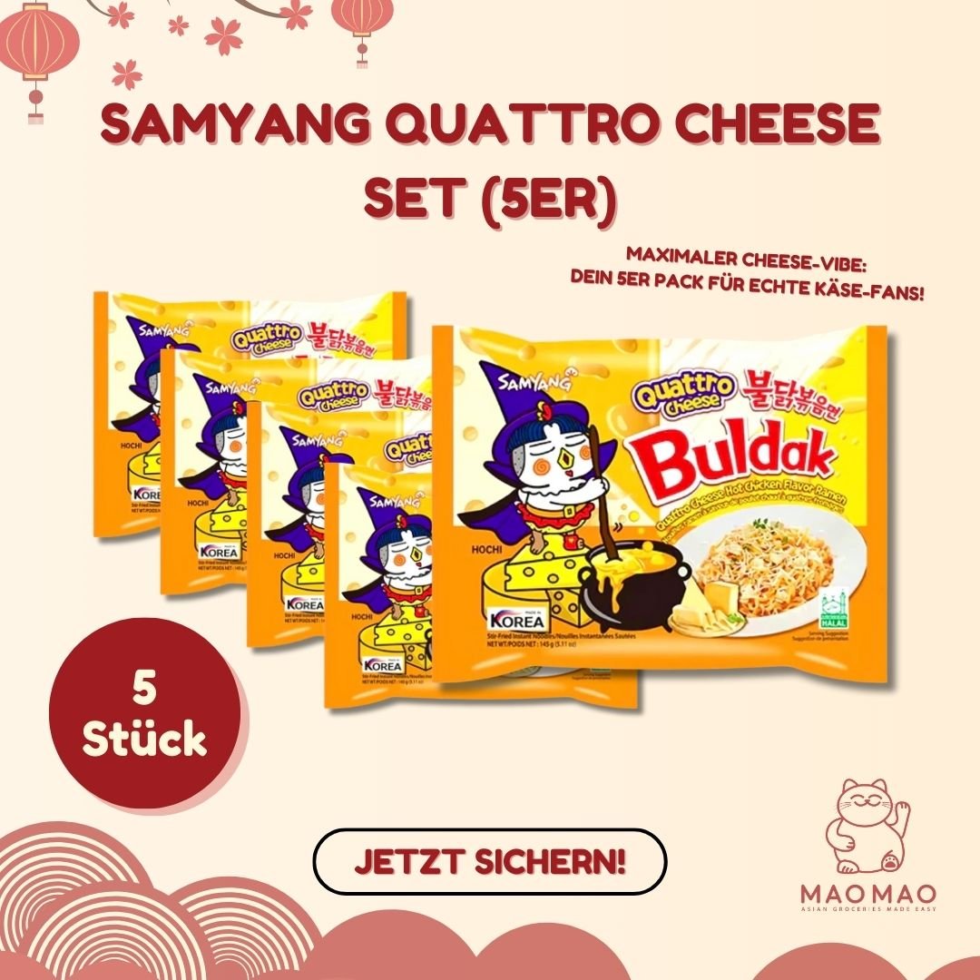 Samyang Quattro Cheese Set (5er) - MAOMAO