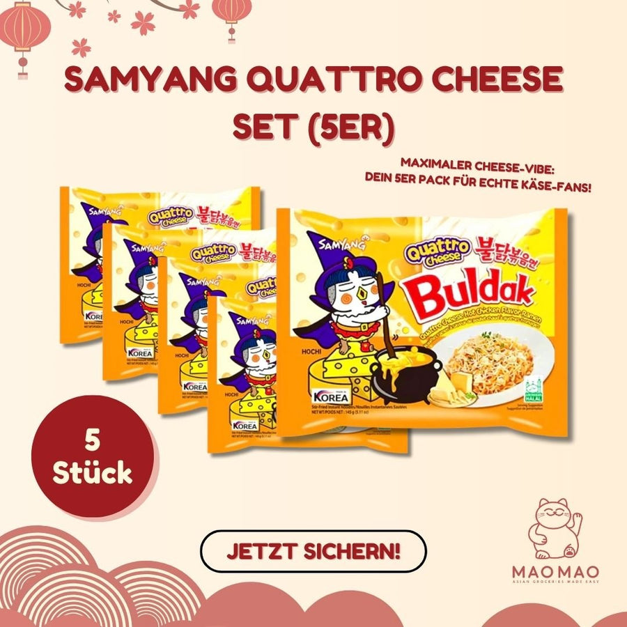 Samyang Quattro Cheese Set (5er) - MAOMAO