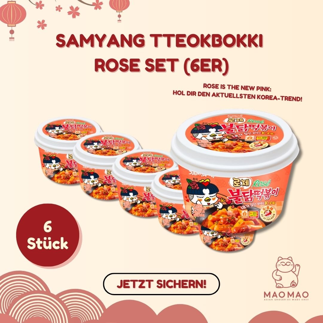 Samyang Tteokbokki Rose Set (6er) - MAOMAO