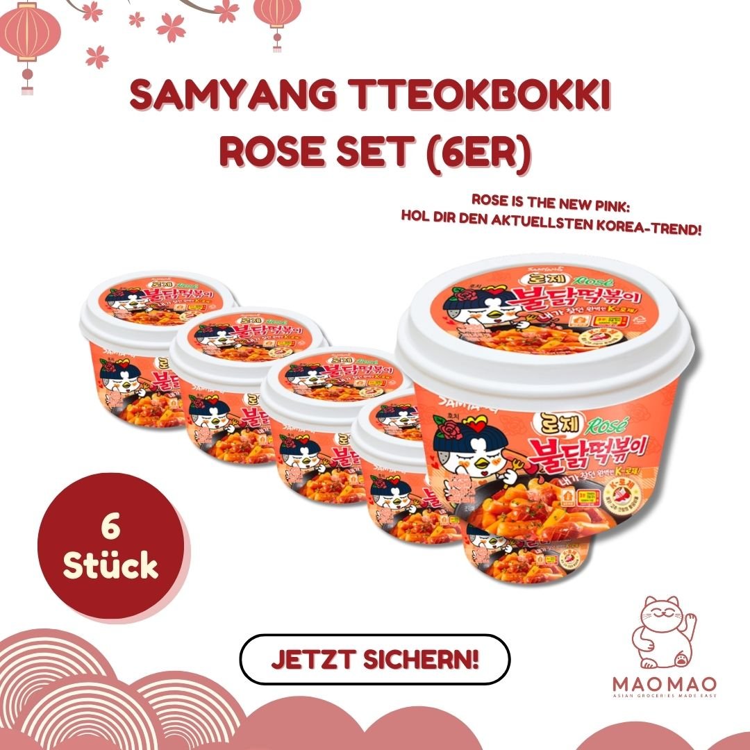 Samyang Tteokbokki Rose Set (6er) - MAOMAO