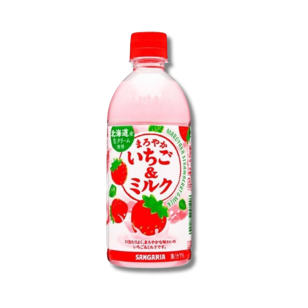 SANGARIA Strawberry Milk Drink 500ml (DISPOSABLE)