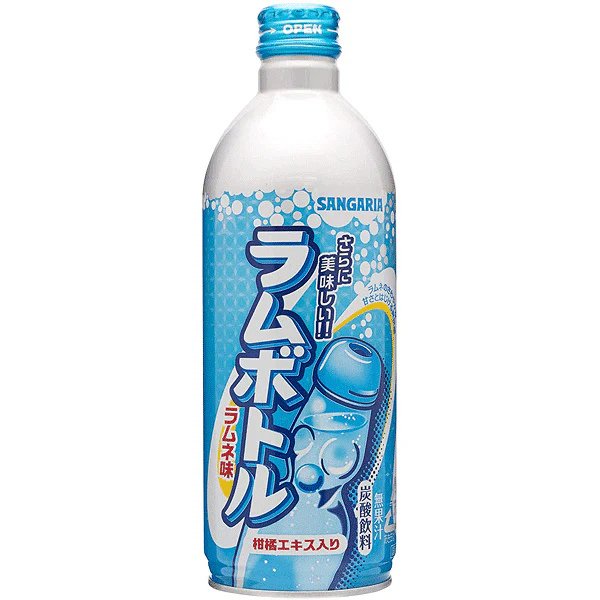 SANGARIA SODA RAMUNE Original 500ml (SINGLE-USE)