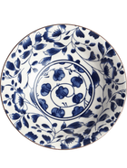 Schale Botanica Rot-Blau Muster 16 cm x 7,5 cm Bild 2