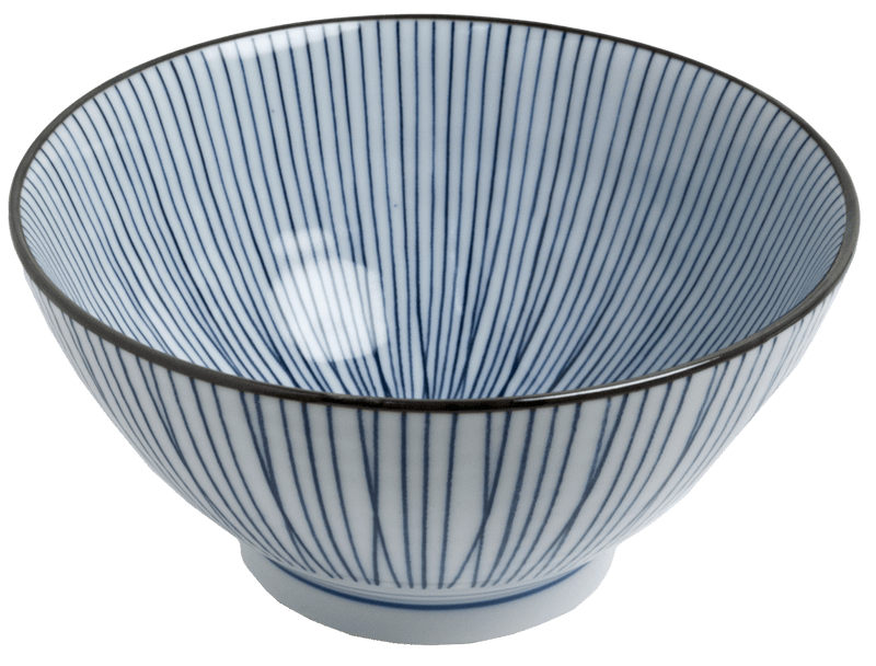 Schale Streifen-Muster 18 cm x 9 cm