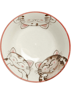 Schalen Drei Katzen Rot 15 cm x 7 cm Bild 2