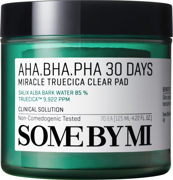 SOMEBYMI AHA - BHA - PHA 30 Tage Miracle Truecica Clear Pad (70 Stück) - MAOMAO