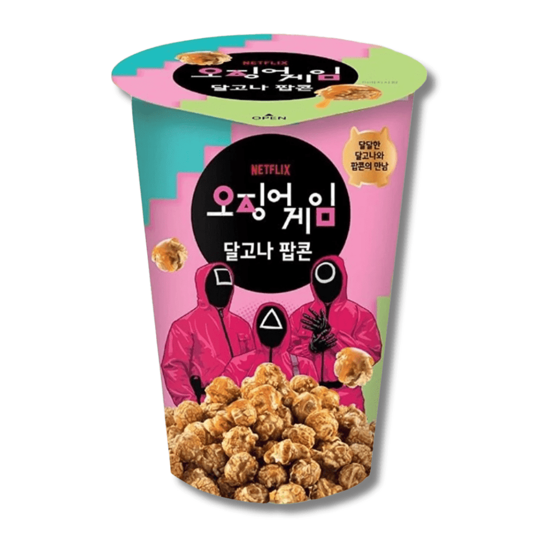 SQUID GAME Dalgona Popcorn 80g - MAOMAO