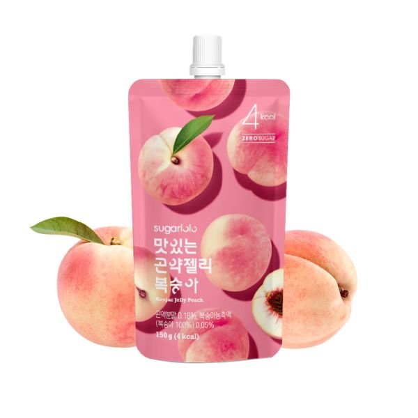 SUGARLOLO Konjac Jelly Pfirsich 150g - MAOMAO