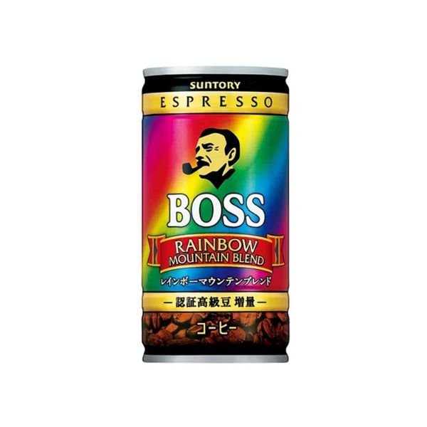 三得利BOSS彩虹山咖啡 185毫升 (一次性)