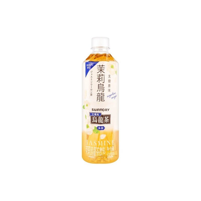 SUNTORY Jasmin Oolong Tee Zuckerfrei 500ml (EINWEG) - MAOMAO