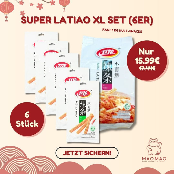 Super Latiao Mix XL Set (6er) - MAOMAO