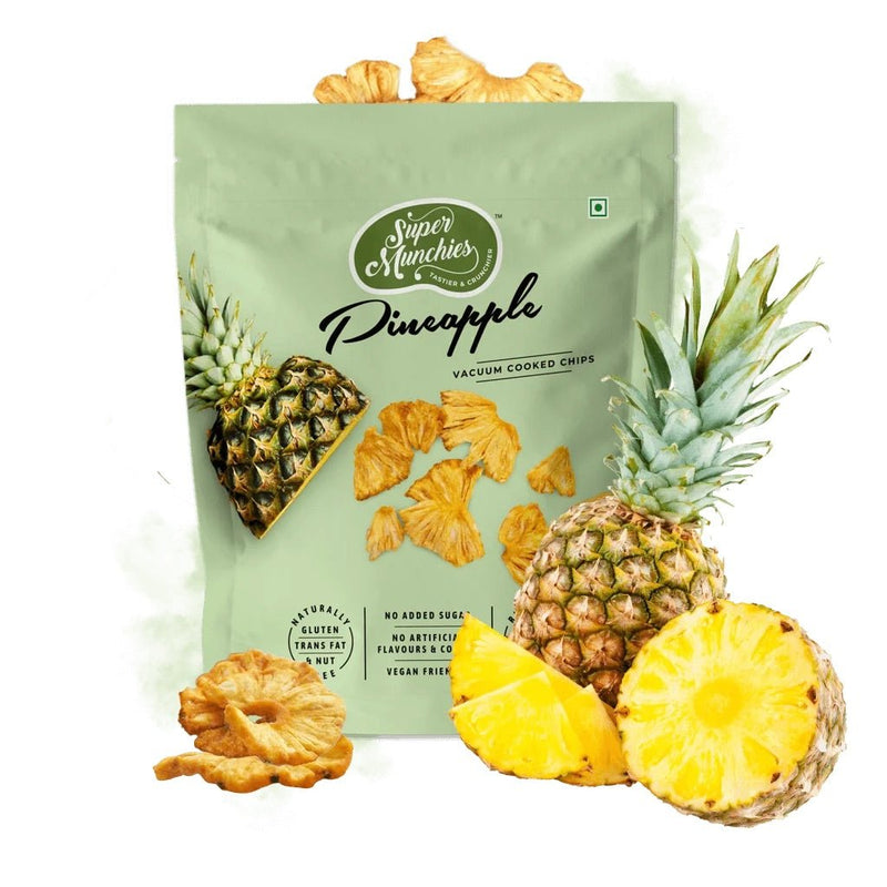SUPER MUNCHIES Vegan Pineapple Chips 50g