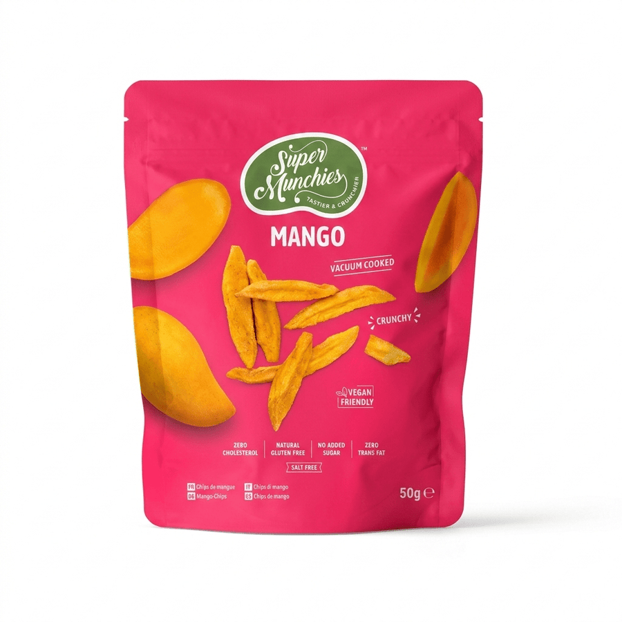 SUPER MUNCHIES Vegane Mangochips 50g - MAOMAO