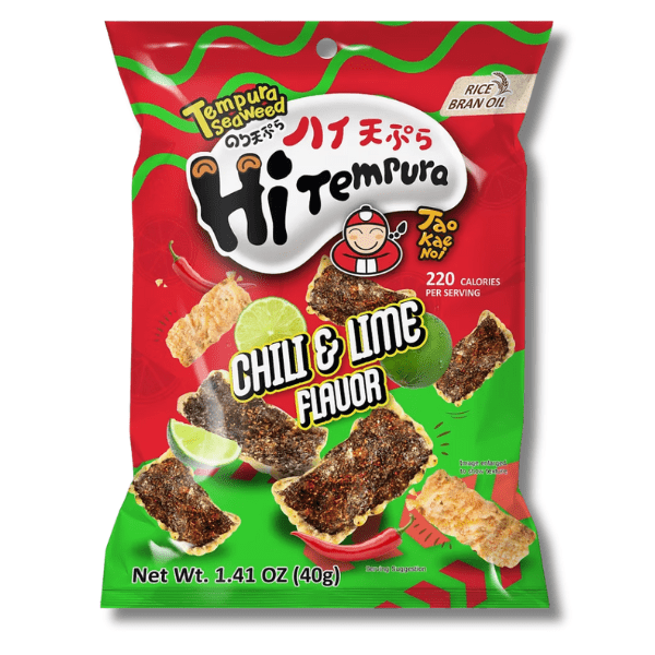 TAOKAENOI Tempura Seaweed Snack Chili & Lime 40g