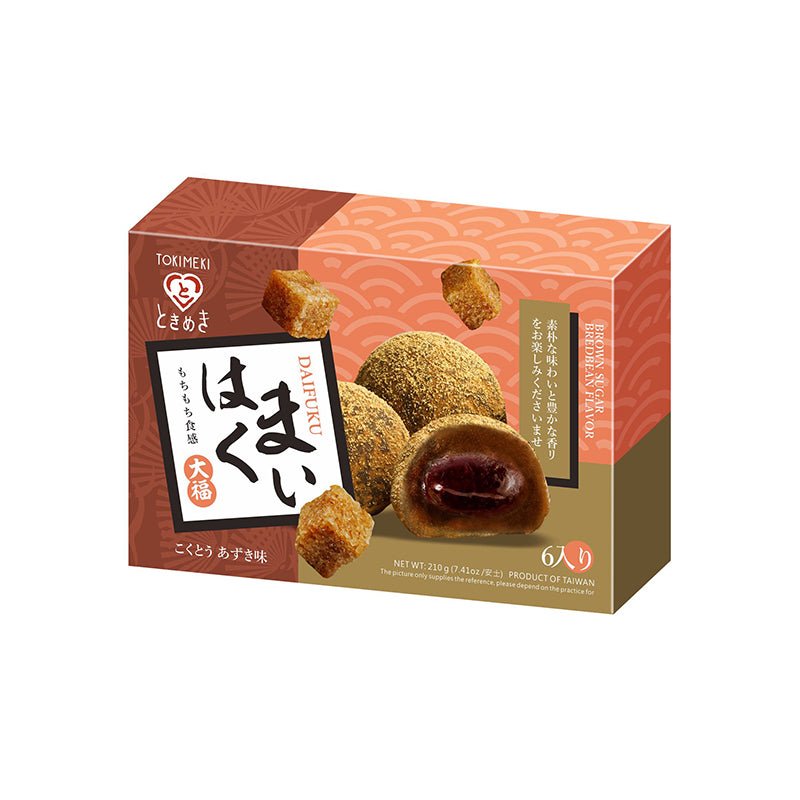 TOKIMEKI Black Sugar Red Bean Mochi 210g