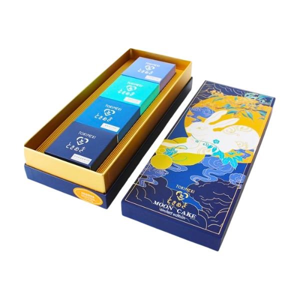 TOKIMEKI Mondkuchen Glücks Geschenkbox 200g (4 Stücke) - MAOMAO
