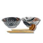 TOKYO DESIGN STUDIO Asakusa 6-teiliges Ramen Geschenkset 20,5x8 cm / 1,25 l Bild 3