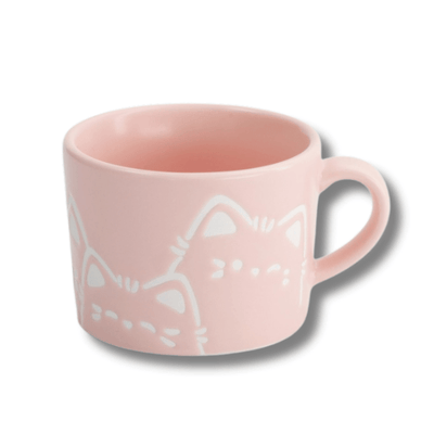 TOKYO DESIGN STUDIO 杯子 可爱猫咪 粉色 8x6厘米