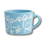 TOKYO DESIGN STUDIO Mug Kawaii Dog Blue 8x6cm Bild 2