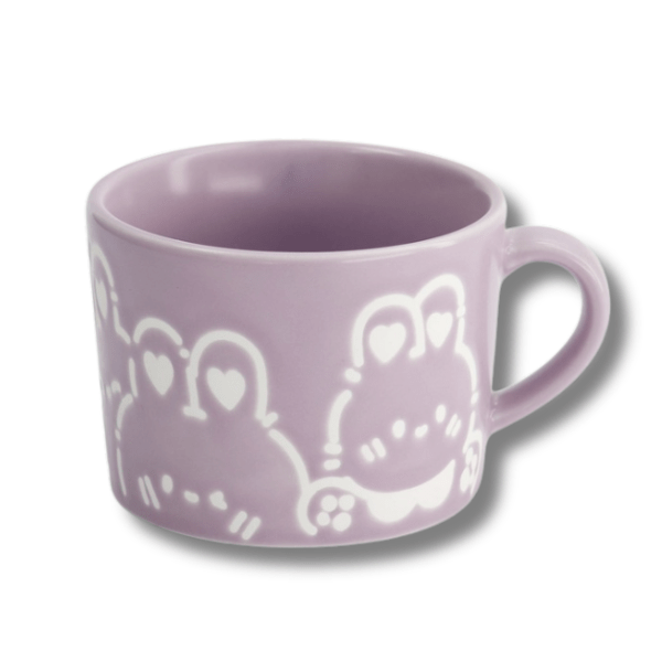 TOKYO DESIGN STUDIO Becher Kawaii Rabbit Lila 8x6cm - MAOMAO