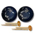 TOKYO DESIGN STUDIO Cobalt Blue Sakura 6-piece Ramen Gift Set 20.5x8 cm / 1200 ml Bild 2