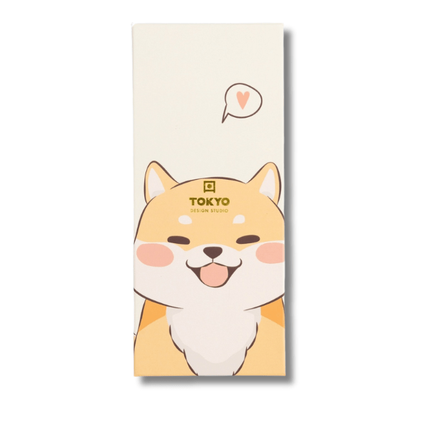 TOKYO DESIGN STUDIO Essstäbchen Set Shiba Hunde 4 teilig - MAOMAO