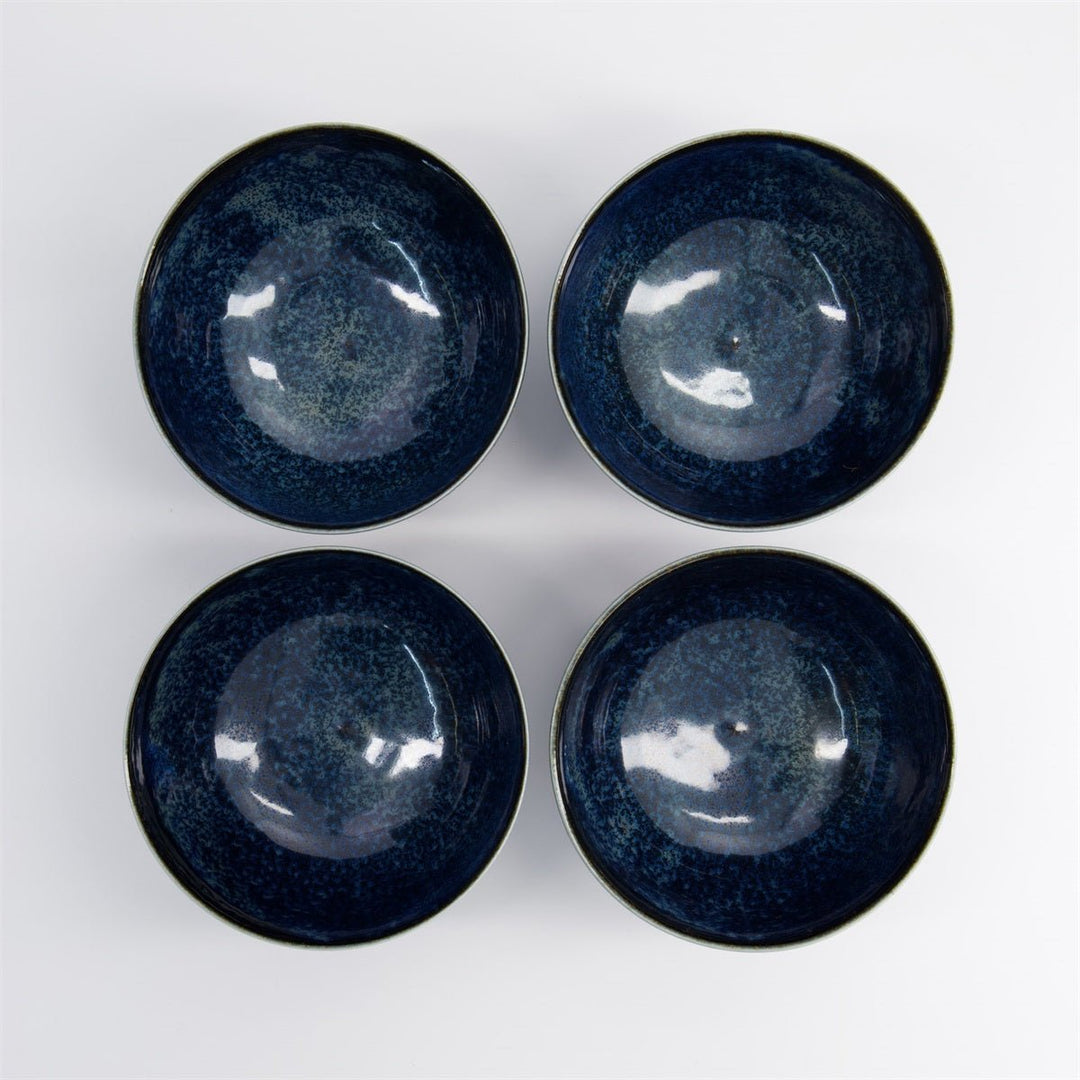 TOKYO DESIGN STUDIO Gemischtes Schüssel Geschenkset in Kobaltblau (4 Schüsseln) - MAOMAO