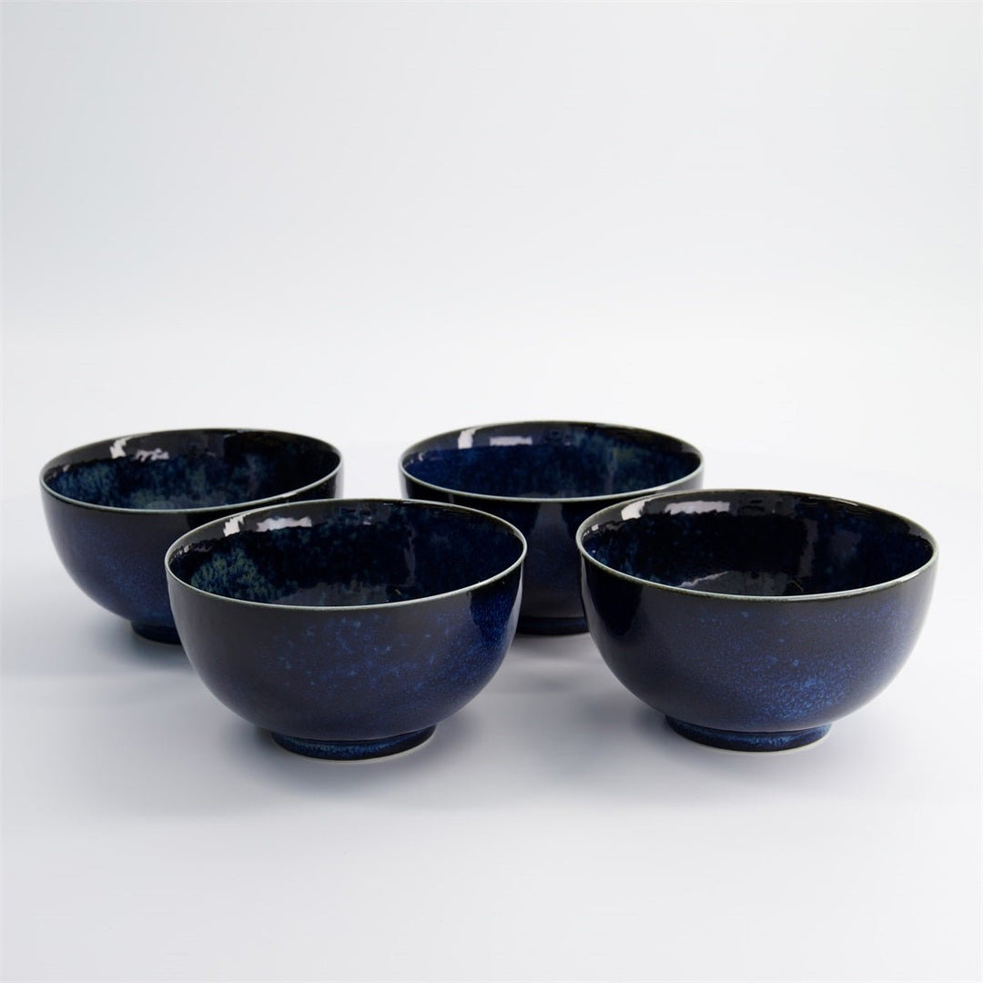 TOKYO DESIGN STUDIO Gemischtes Schüssel Geschenkset in Kobaltblau (4 Schüsseln) - MAOMAO