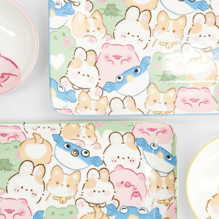 TOKYO DESIGN STUDIO Kawaii Animals Sushi Geschenkset 6 - teilig – Mehrfarbig - MAOMAO
