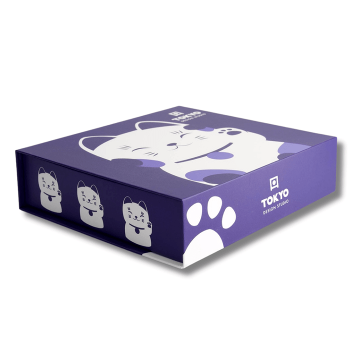 TOKYO DESIGN STUDIO Kawaii Blue Maneko Sushi Geschenkset 6 - teilig – Blau - MAOMAO