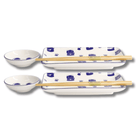 TOKYO DESIGN STUDIO 可爱蓝招财猫寿司礼品套装 6件套 – 蓝色 Bild 3