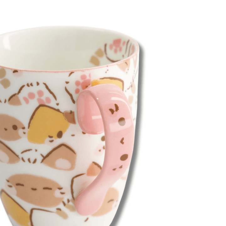 TOKYO DESIGN STUDIO Kawaii Cat Mug mit Geschenkbox – 8,5x10,2 cm / 340 ml - MAOMAO