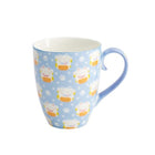TOKYO DESIGN STUDIO Kawaii Lucky Cat Mug with Gift Box - Blue Cat (8.5x10.2 cm, 340 ml) Bild 1