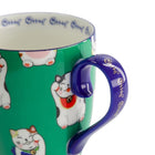TOKYO DESIGN STUDIO Lucky Cat Mug with Gift Box - Green Classic Cat (8.5x10.2 cm, 340 ml) Bild 2