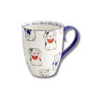 TOKYO DESIGN STUDIO Kawaii Lucky Cat Mug mit Geschenkbox – Weiß 8,5x10,2 cm / 340 ml Bild 2
