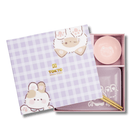 TOKYO DESIGN STUDIO Kawaii Rabbit Cat Sushi Geschenkset 6-teilig – Rosa/Lila Bild 4