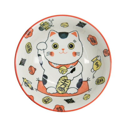 TOKYO DESIGN STUDIO 可爱招财猫碗 红色 (20.8 x 8 厘米)