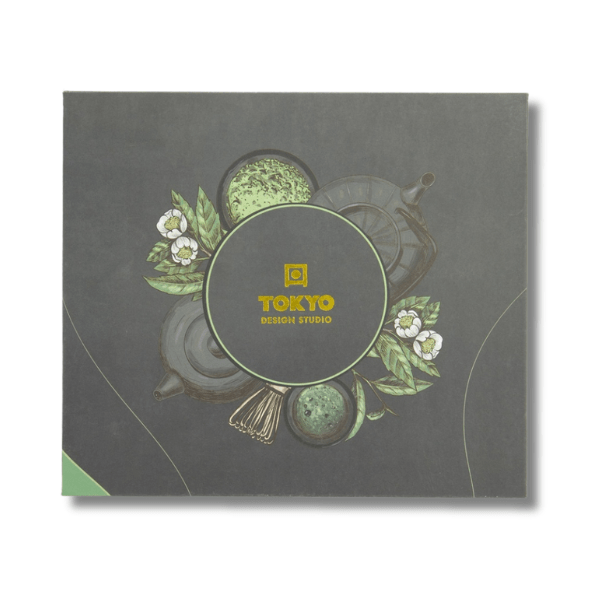 TOKYO DESIGN STUDIO Matcha Geschenkset Gurei Grau 4 teilig 11x9 cm - MAOMAO
